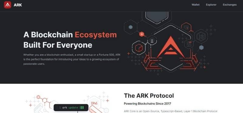 Ark Webpage