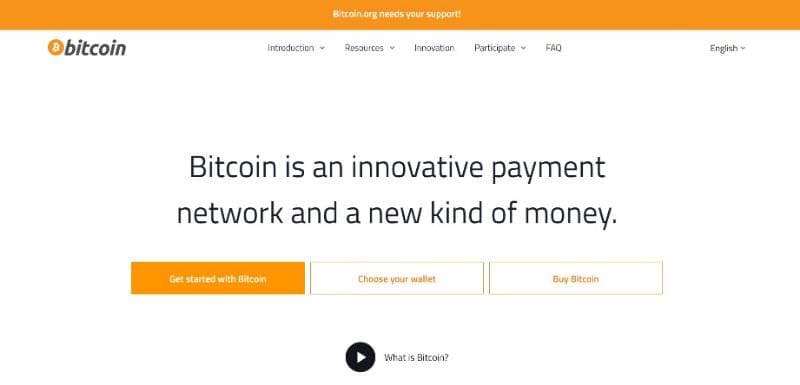 Bitcoin Webpage