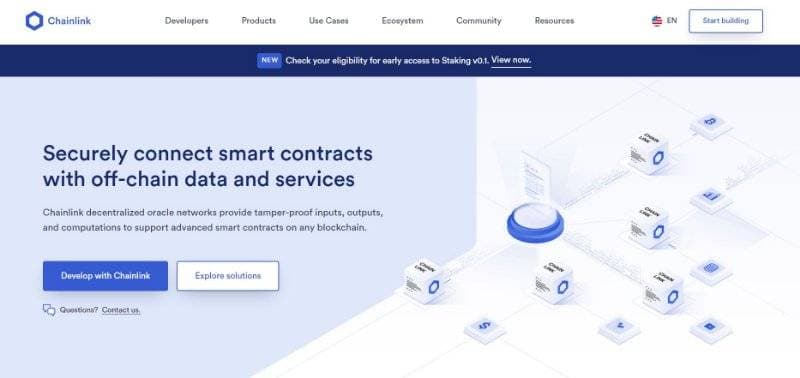 Chainlink Webpage