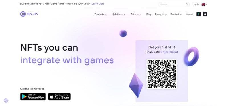 Enjin Coin Webpage