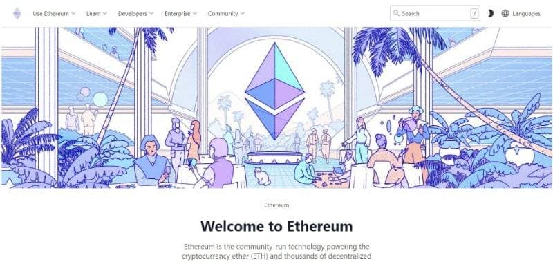 Ethereum Webpage