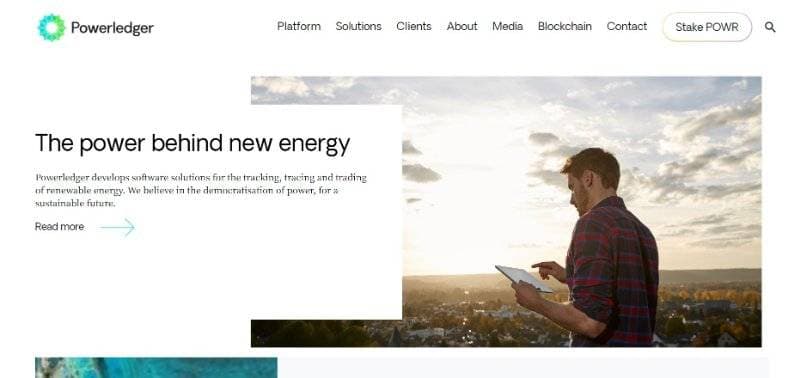 Power Ledger Webpage