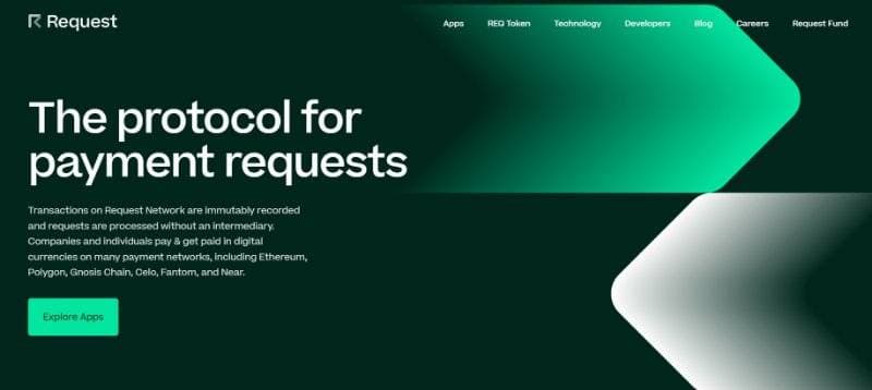 Request Network Webpage