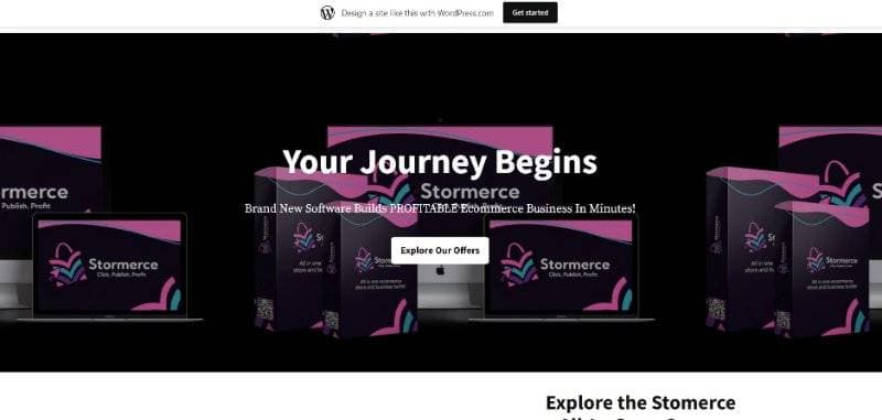 Stormerce Website