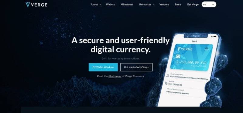 Verge Webpage