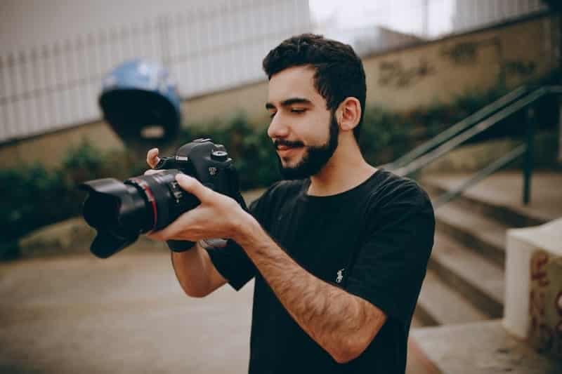 Freelancer Photographer Taking a Photo