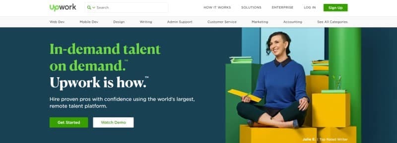 Upwork Webpage