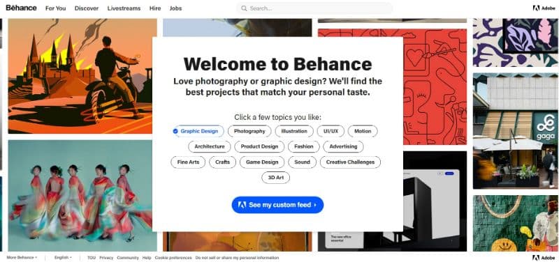 Behance Website