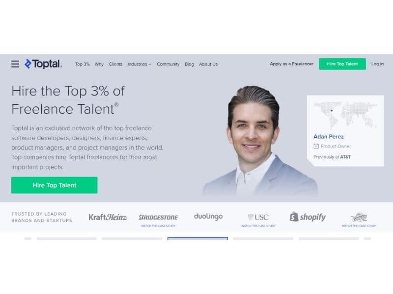 Toptal Website