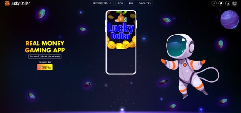 Lucky Dollar App Website