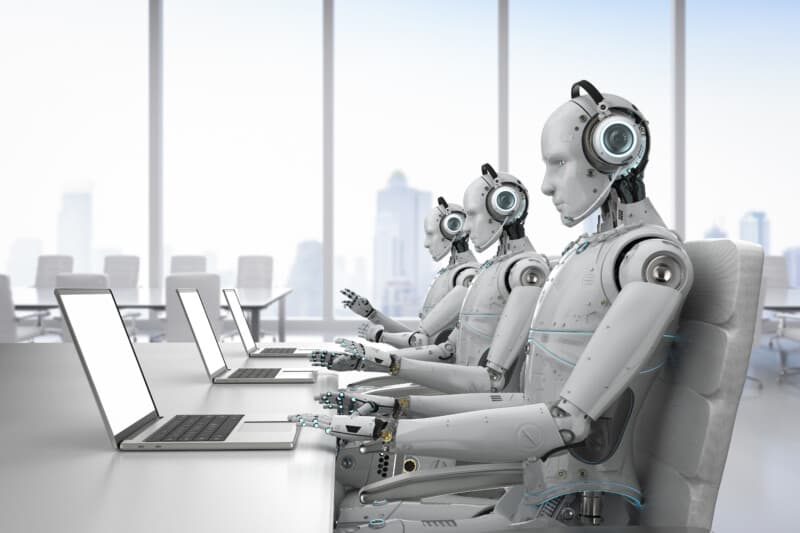 robot call center