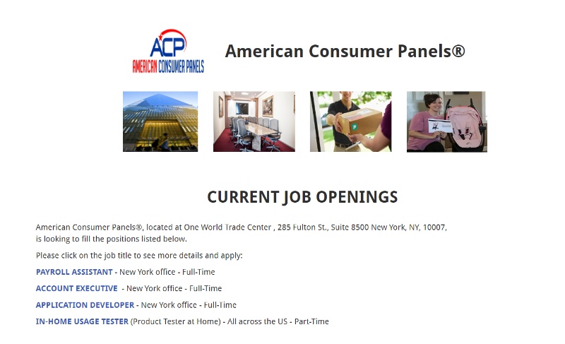 american consumer panels job openings