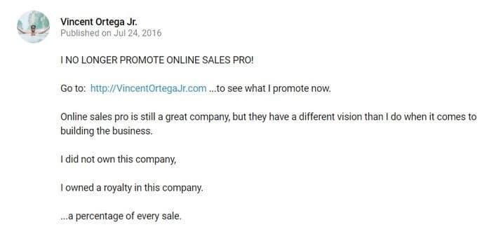 Online Sales Pro User Review