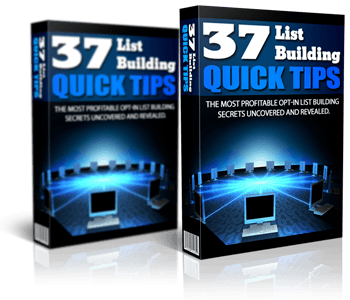 Quick List Building Tips