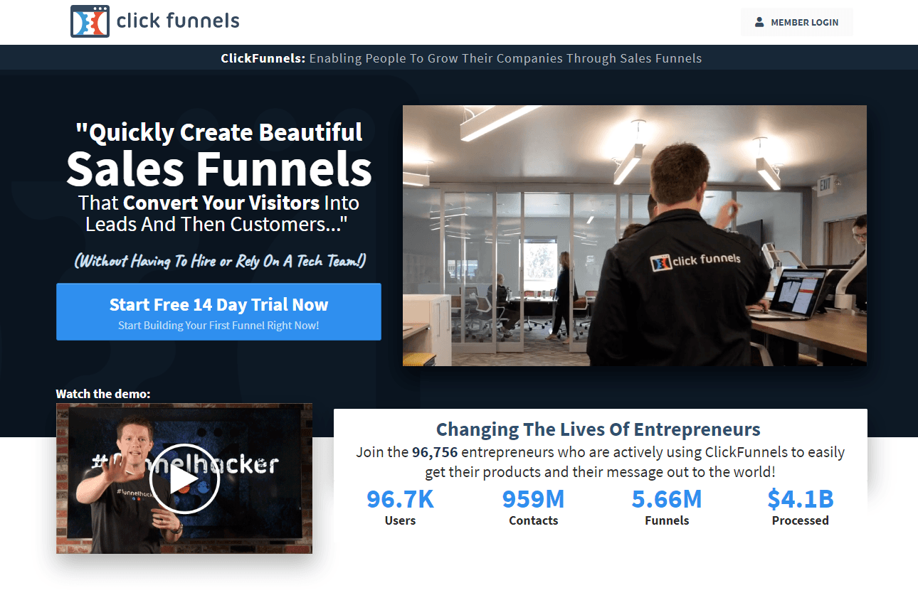 ClickFunnels Website