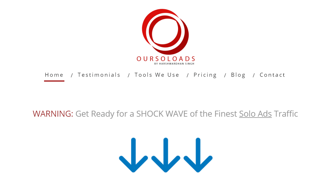 OurSoloAds.com Ad Traffic
