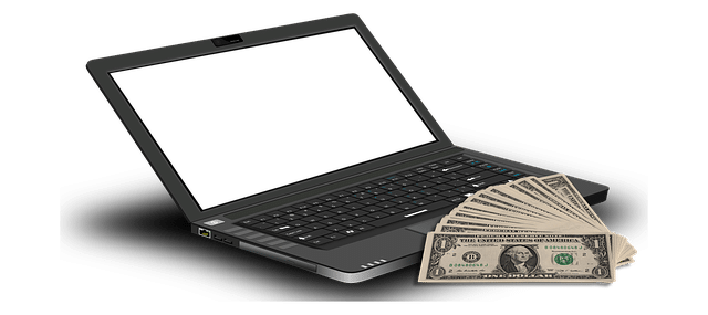 Laptop and Money