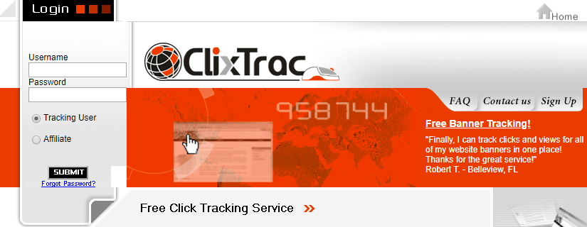 ClixTrac  Log In