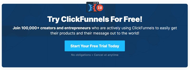 Try ClickFunnels For Free