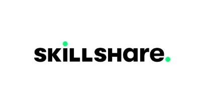 New Skillshare white logo