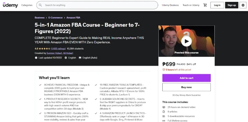 Amazon Fba Course - Beginner To Seven Figures