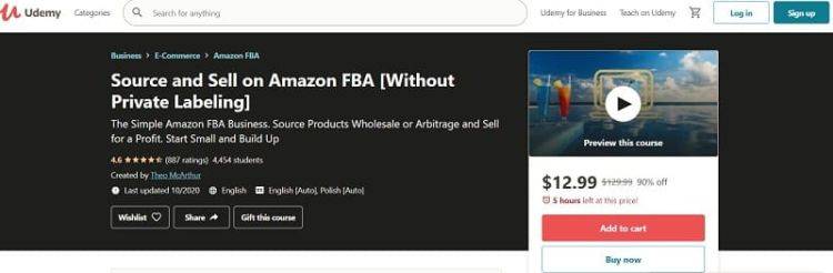 Source and Sell on Amazon FBA