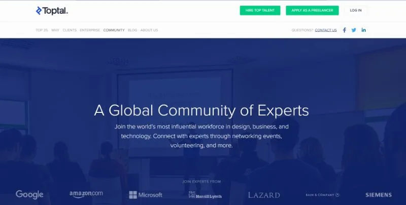 Toptal - A Global Community Of Experts