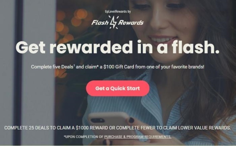 Flash rewards website