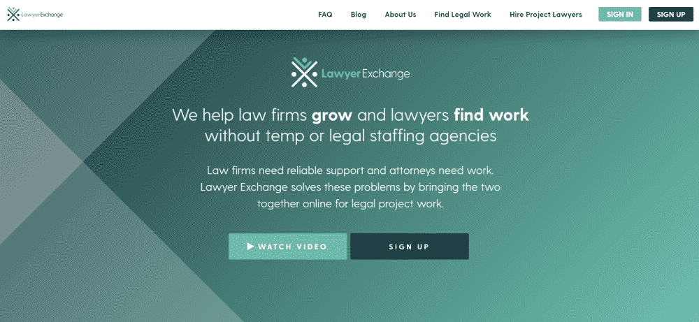 Lawyer Exchange website