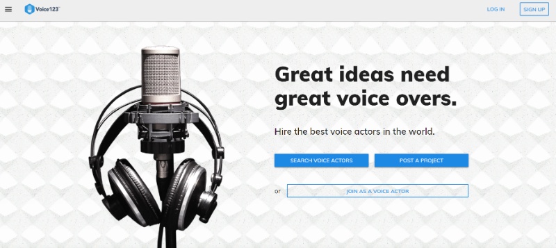 Voice website