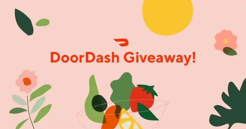 DoorDash giveaway banner