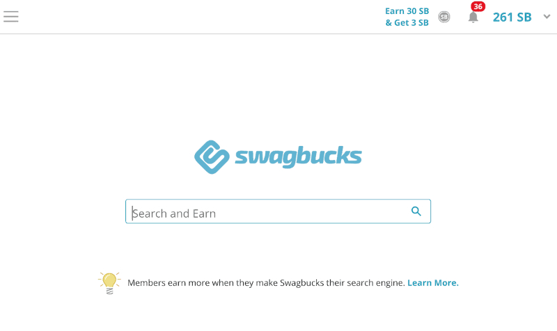 Swagbucks Search Engine