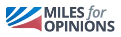 Miles for Opinions Logo