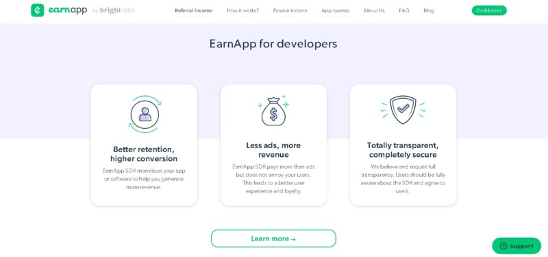 EarnApp  for Developers