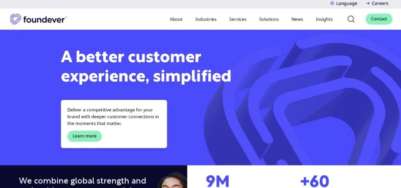 Foundever - Former Sitel Group Homepage