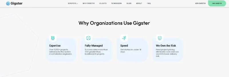 Gigster List Of Highlights